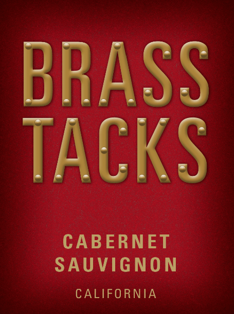 Brass Tacks Cabernet Sauvignon Label