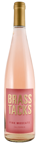 Brass Tacks Pink Moscato Bottle