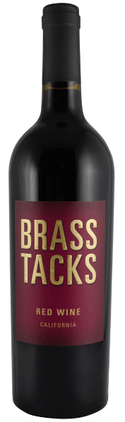 Brass Tacks Red Wine Bottle